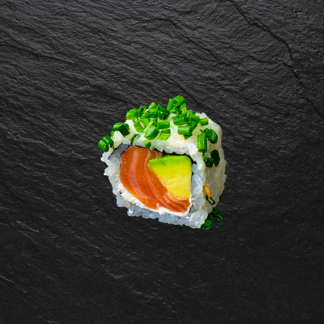 California roll mit lachs und Frischkäse¹⁸˒²⁰˒²²