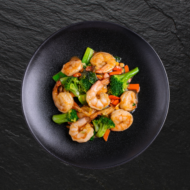 Garnelen Chop Suey